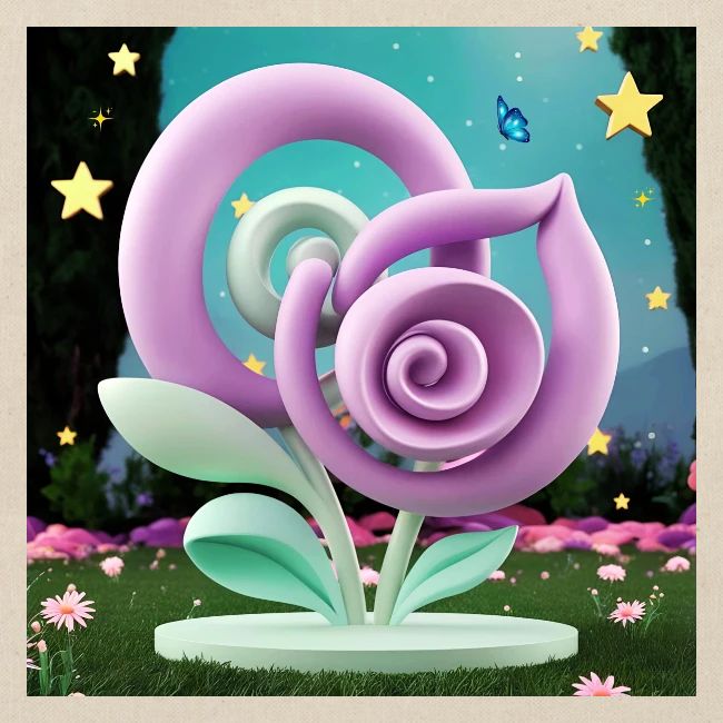 Lila Bloom | Double Floral Eco-Inspired Art