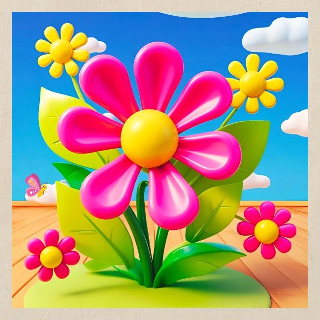 Pink Floral Peace | Sky & Nature Design