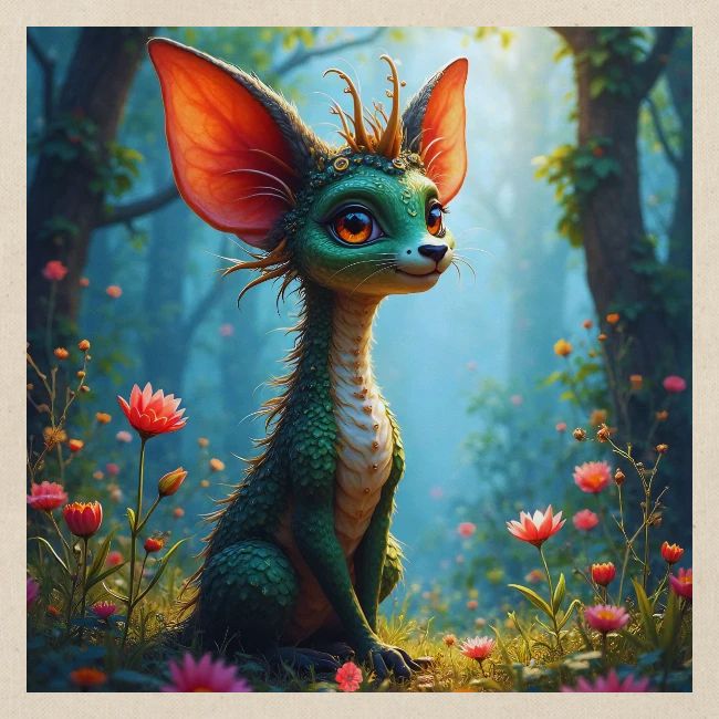 Fantasy Forest Character with Magical Vibe