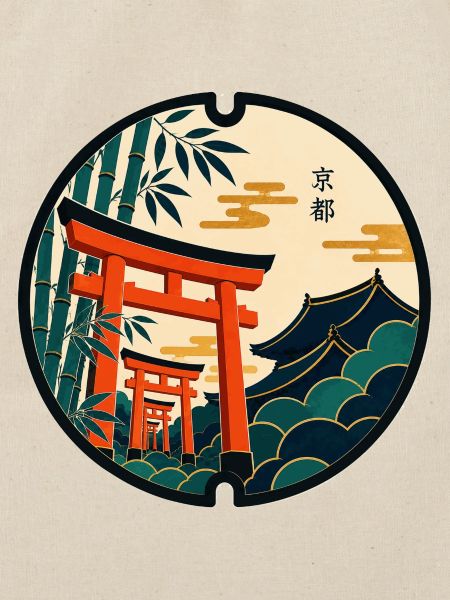 Kyoto Manhole Art
