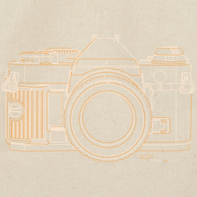 Camera Sketches - Canon AE1 Program