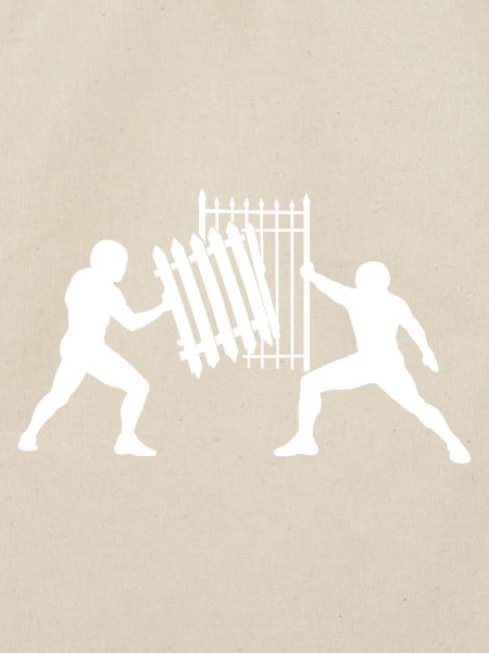 Gate Push Duel Silhouette