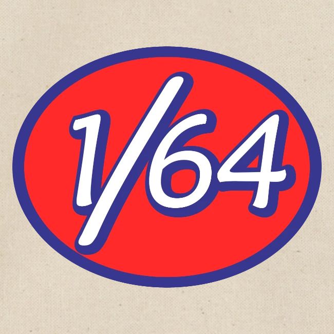 One Sixty Four -- vintage auto inspired oval