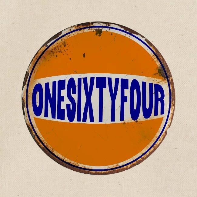 One Sixty Four --vintage auto inspired orange
