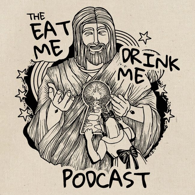Eat Me Drink Me Podcast revamped logo