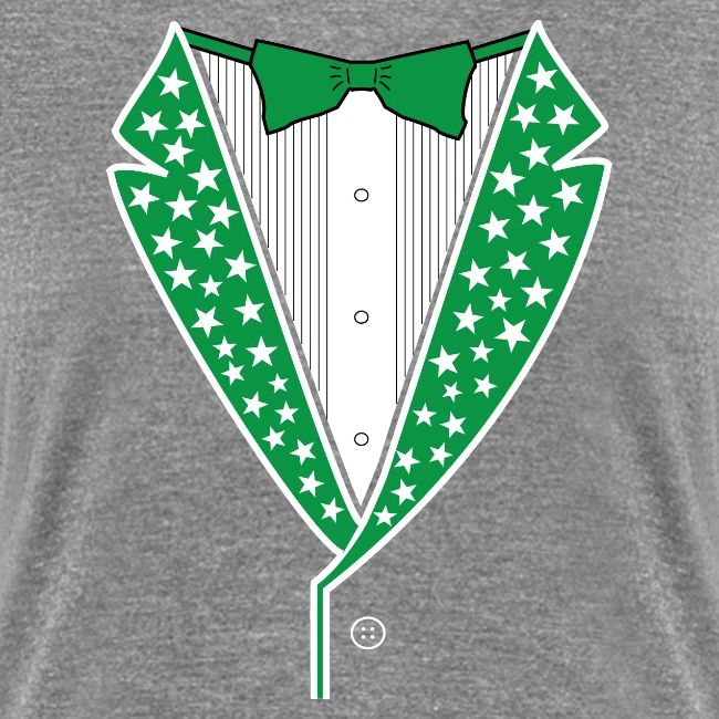 Star Tuxedo in Green PNG