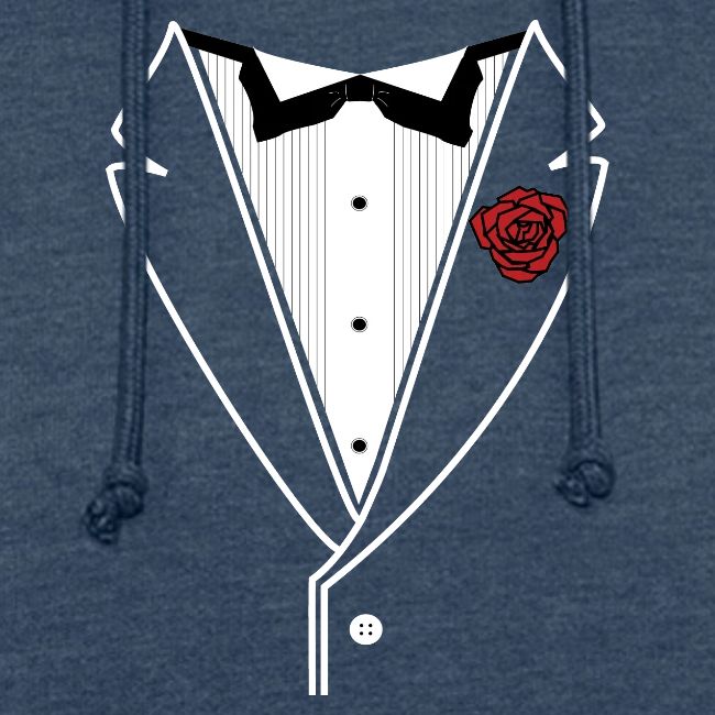 TUXEDO with Red Rose