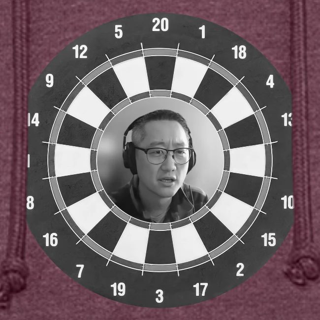 Producer Jay on a Dartboard