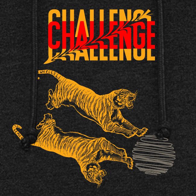 Double tiger fashion, jungle feline animals.