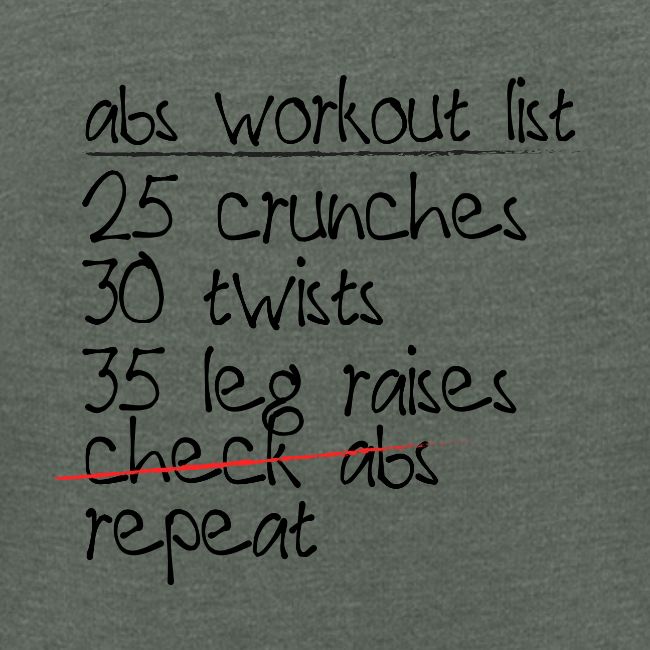 Abs Workout List