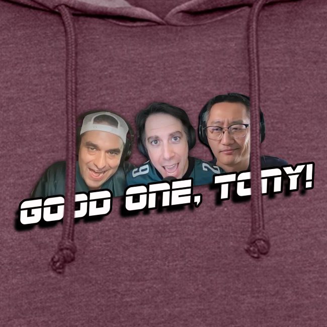 GOOD ONE, TONY! (with Fusco Show back)