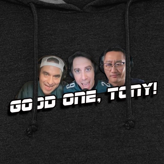 GOOD ONE, TONY! (with Fusco Show back)