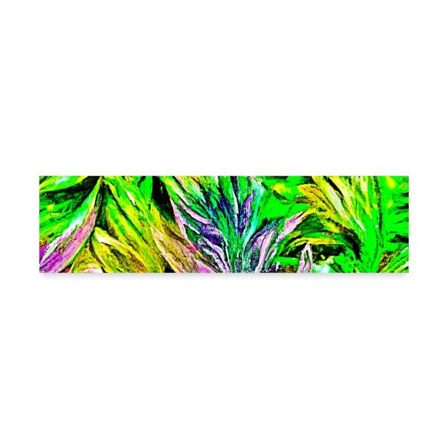 Vibrant Plant Strokes Design