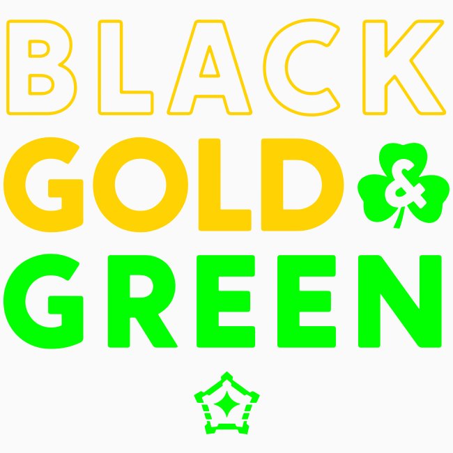 black gold green bl