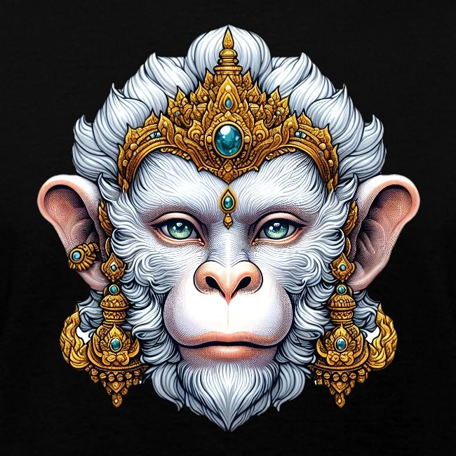 Thai Hanuman Monkey Deity Mask