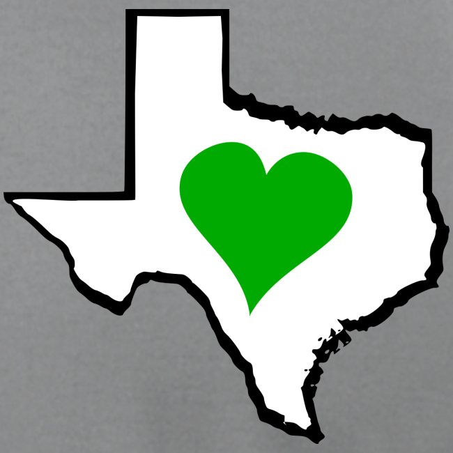 Texas Green Heart