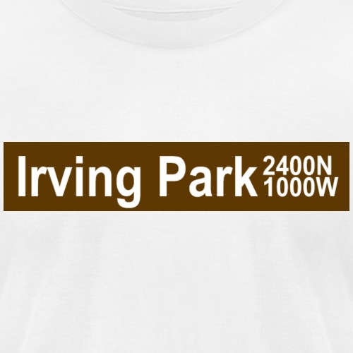 Irving Park CTA Brown Line - Unisex Jersey T-Shirt by Bella + Canvas
