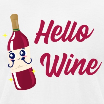 Hello wine - Unisex Jersey T-shirt