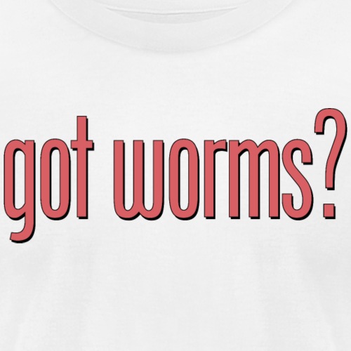 got worms? - Unisex Jersey T-Shirt by Bella + Canvas