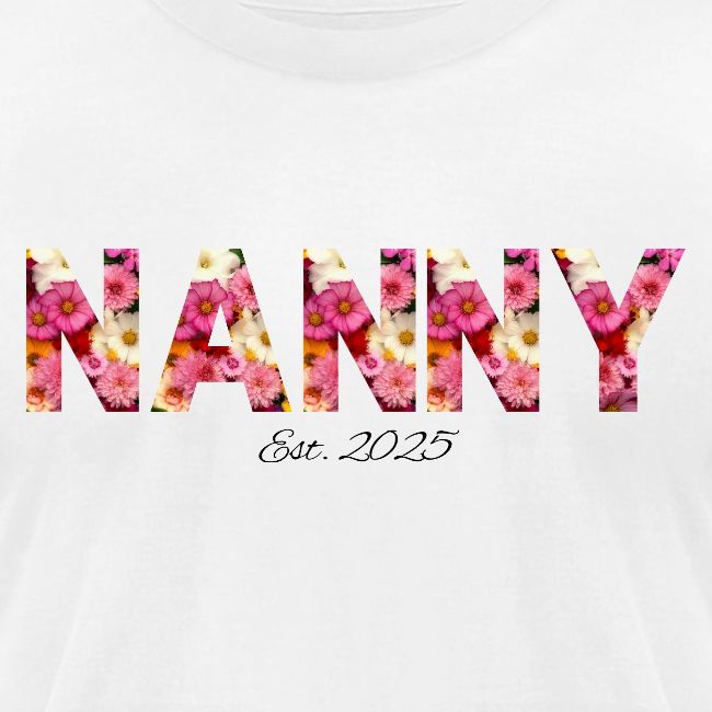 Nanny Est 2025 | Floral Pattern Font