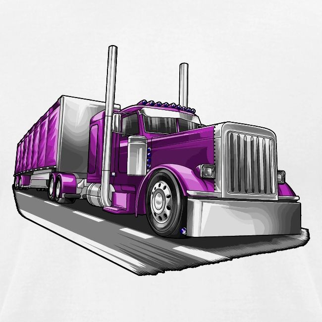 Tracktor Trailer Semi Truck Big Rig