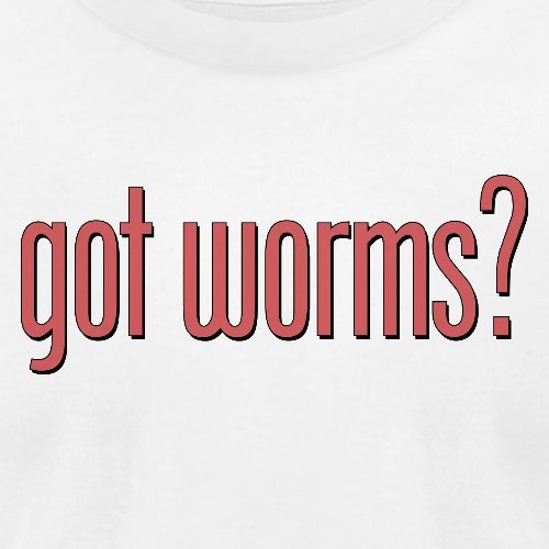 got worms? - Unisex Jersey T-Shirt by Bella + Canvas