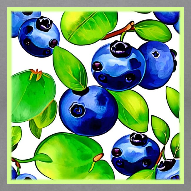 Fresh Blueberry Art