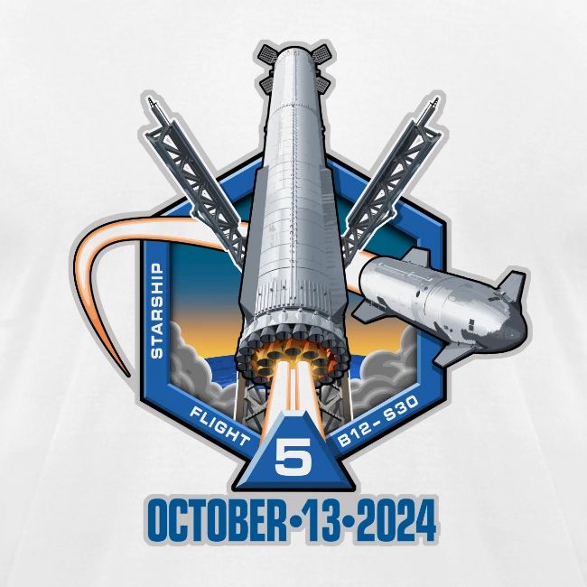 Starship Flight Test 5 - With Date