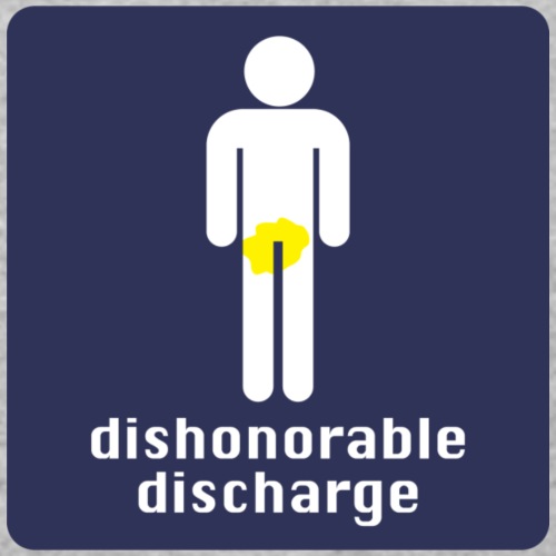 Dishonorable Discharge - Unisex Jersey T-Shirt by Bella + Canvas