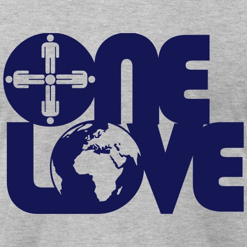 One Love Merged - Unisex Jersey T-Shirt by Bella + Canvas