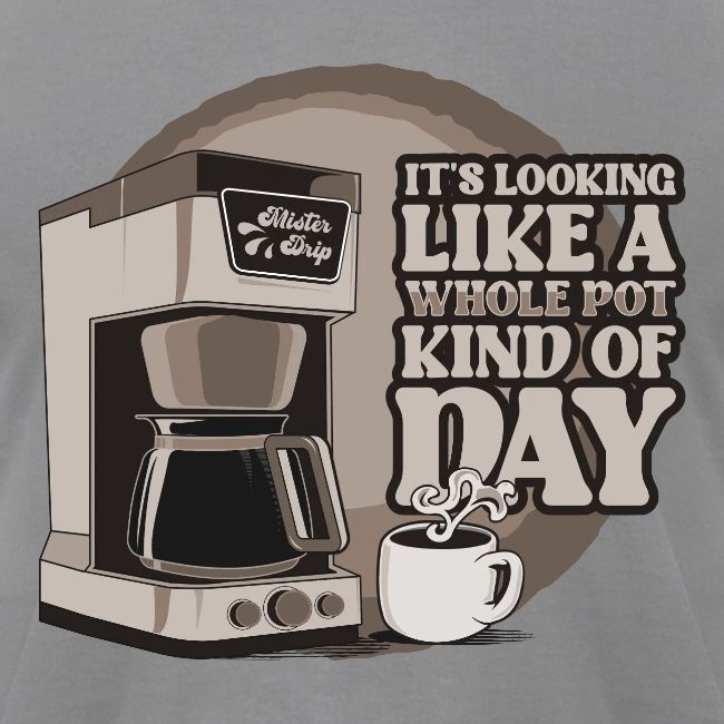 Retro Drip Coffee Maker Technical Drawing Shirt