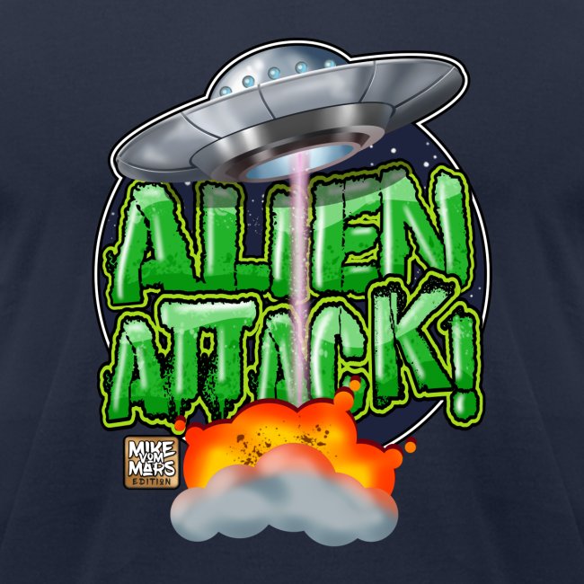 Graffiti "Alien Attack"