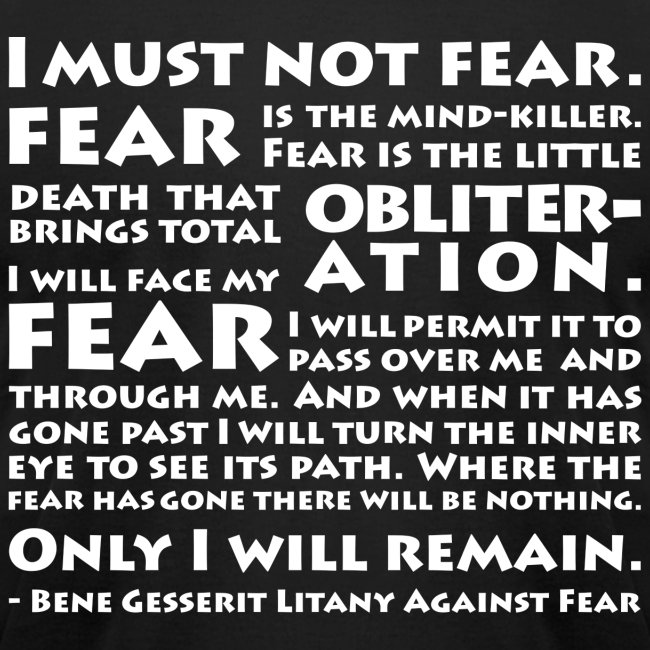 Litany Against Fear