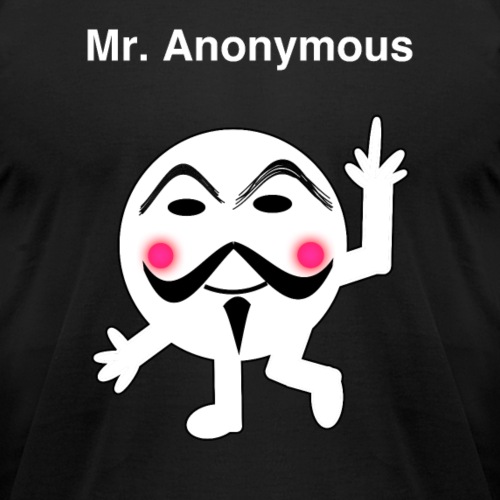 Mr Anonymous Protester - Unisex Jersey T-Shirt by Bella + Canvas