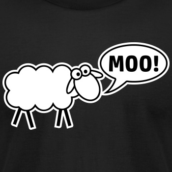Sheep mooing - Unisex Jersey T-shirt