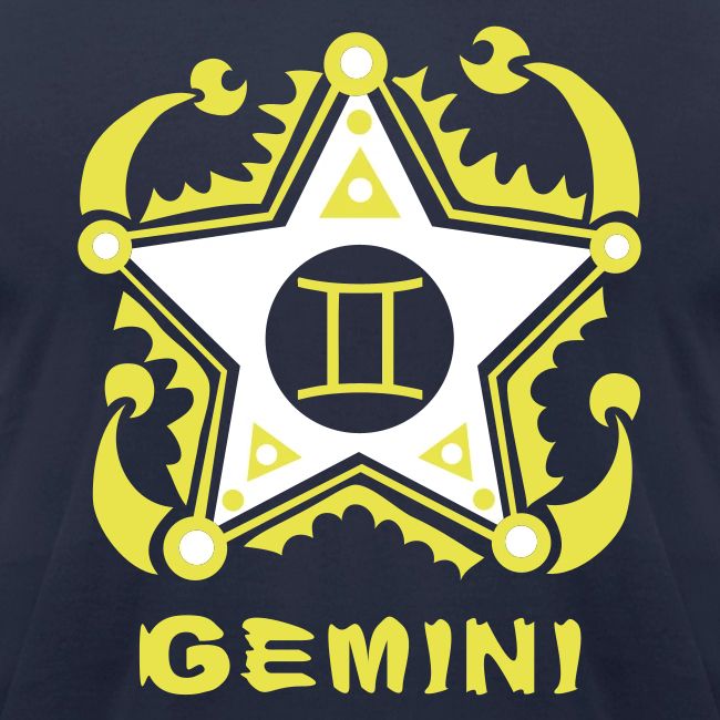 Unique Zodiac Fashion Design Gemini Zodiac Sign Art Unisex Jersey T Shirt By Bella Canvas