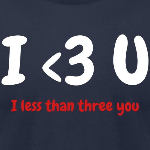 I less than three you