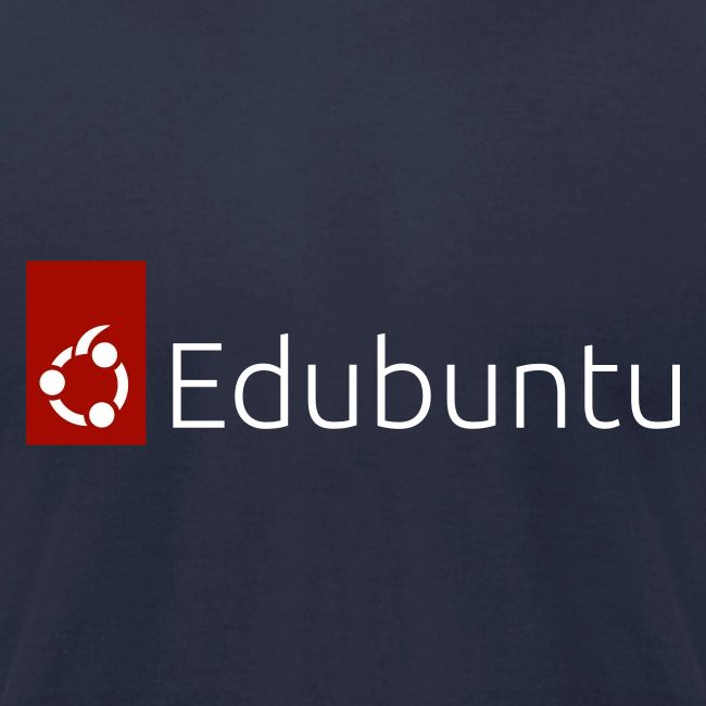Edubuntu Logo 2023 - White