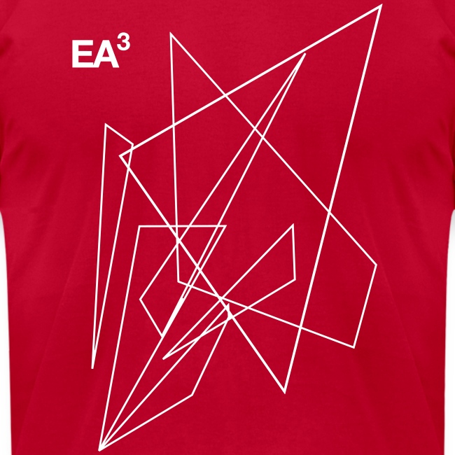 T Shirt EA3Triangles10 Bl