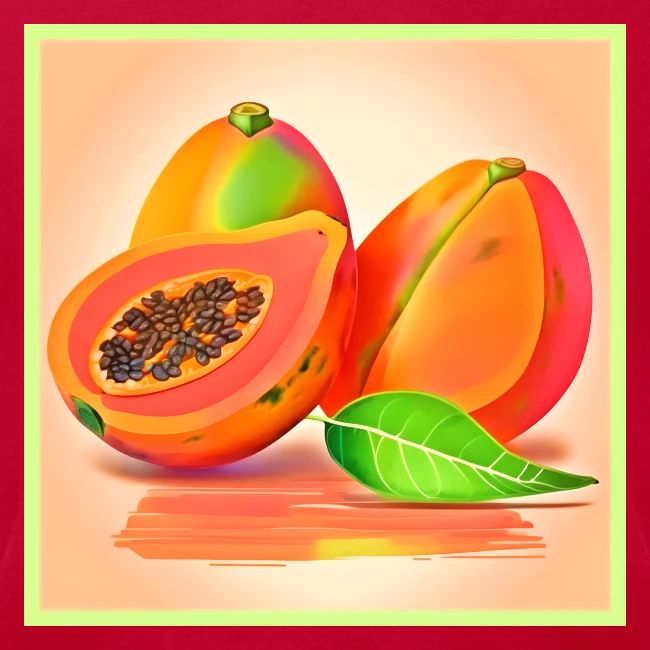 Sliced Papaya Freshness