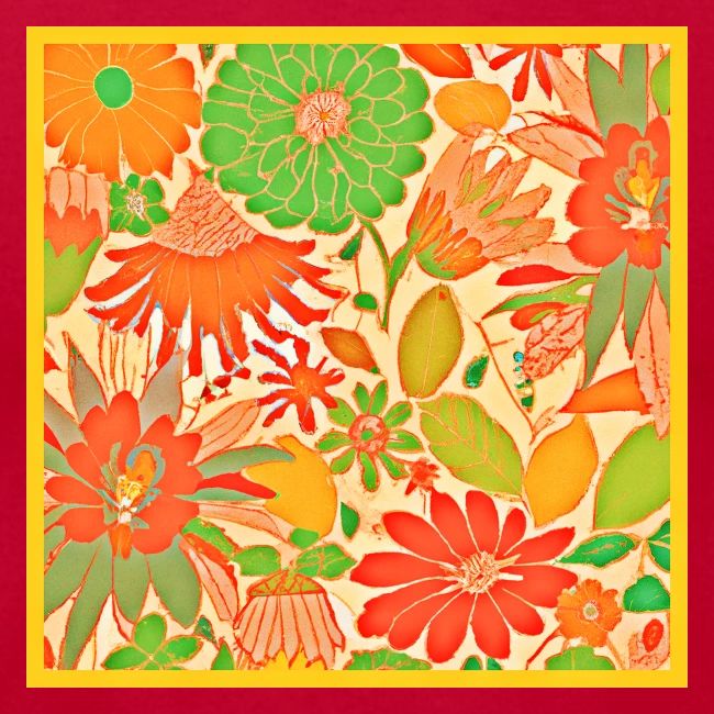 Vibrant Blossom Elegance Pattern