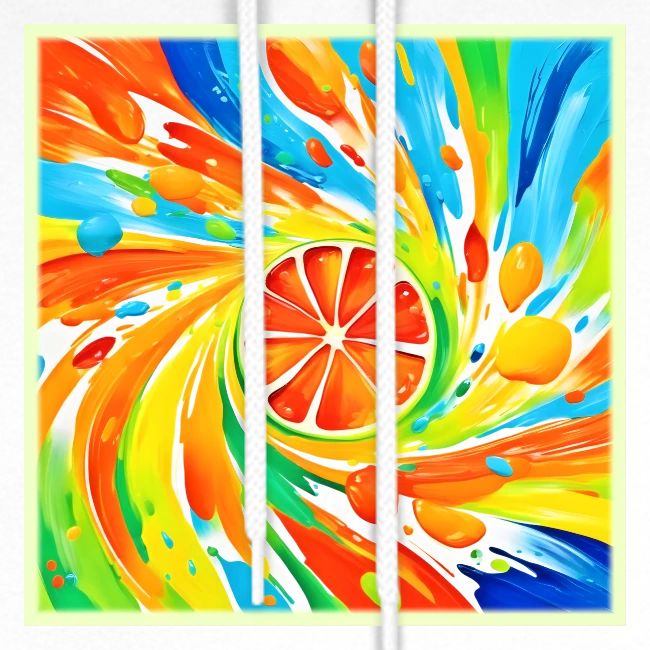 Citrus swirling Splash Design