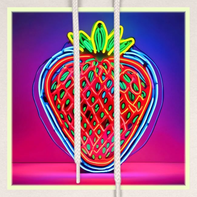 Vibrant Strawberry Neon Sign