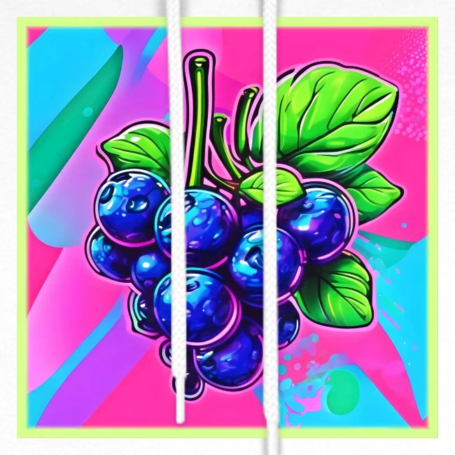 Vibrant Blueberry Artwork