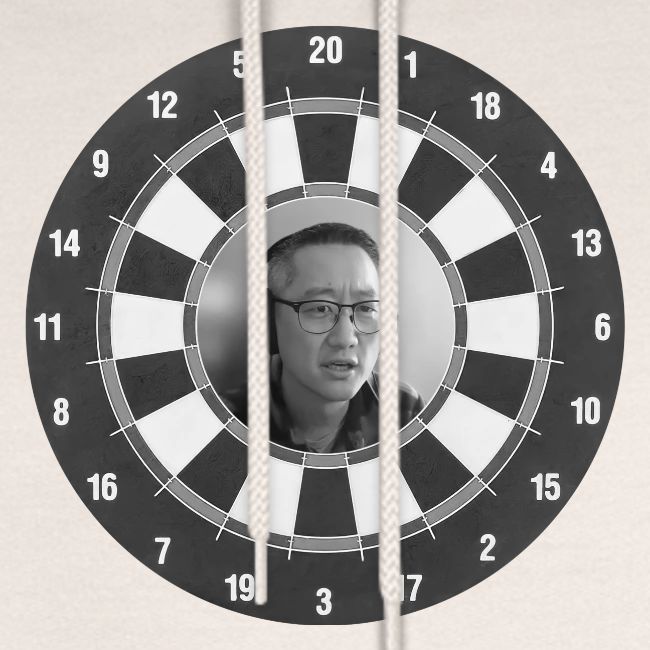Producer Jay on a Dartboard
