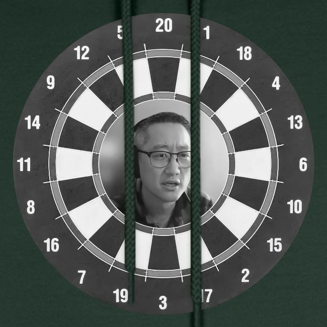 Producer Jay on a Dartboard