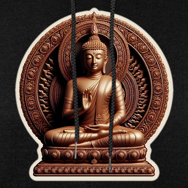 Buddha Statue in meditation and Hand Mudra