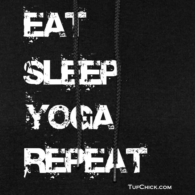 Eat Sleep Yoga Repeat - wb - TC