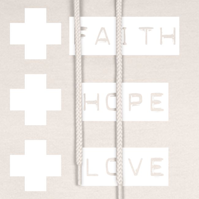3 crosses , faith hope love