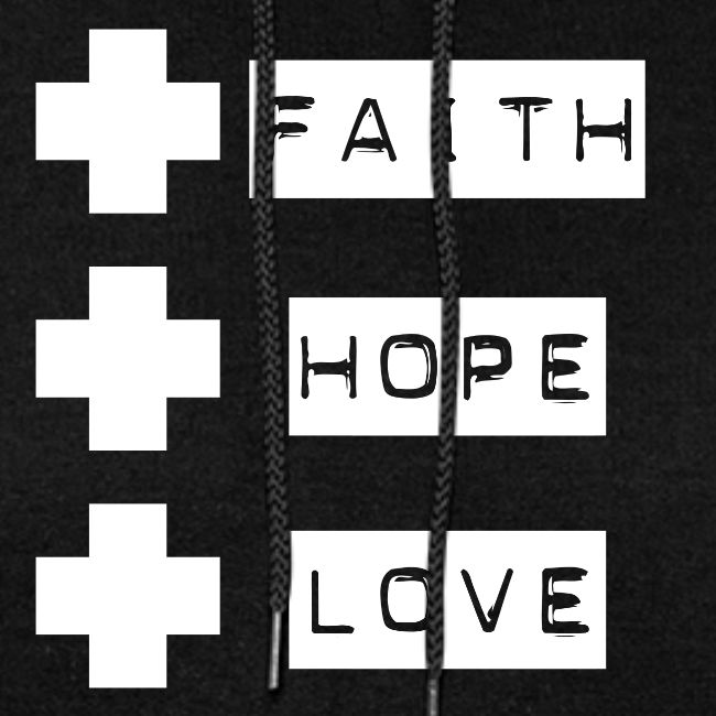 3 crosses , faith hope love